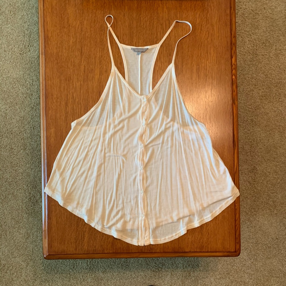 Rubbish Cream Razorback Tank Top